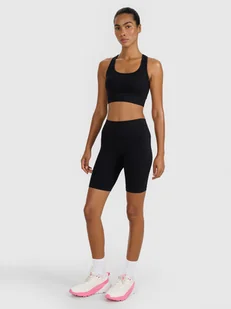 4F Legginsy kolarki treningowe bezszwowe damskie - czarne XS/S - Spodenki damskie 4F Legginsy kolarki treningowe bezszwowe damskie - czarne XS/S - Spodenki damskie - miniaturka - grafika 1