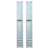 Narzędzia warsztatowe - vidaXL Kotwy gruntowe w kształcie litery L, 2 szt., stal galwanizowana - miniaturka - grafika 1