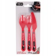 Sztućce dla dzieci - sztućce STAR WARS DART VADER łyżka widelec nóż - miniaturka - grafika 1