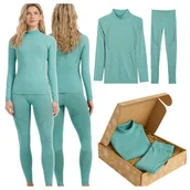 Pozostała odzież narciarska - Damski komplet termoaktywny 4F 4FSkin z pudełkiem prezentowym XS/S - miniaturka - grafika 1