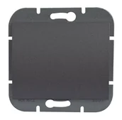 Wyłączniki światła i elektryczne - Wyłącznik pojedynczy Abex Onyx - antracyt - miniaturka - grafika 1