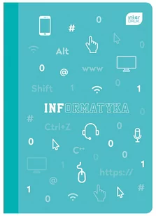 Interdruk Zeszyt A5/60k kratka Informatyka Pp Int Fol A 10 - Zeszyty szkolne - miniaturka - grafika 1