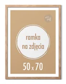 Ramki na zdjęcia - Ramka 50x70 cm B2 Ramki 70x50 na plakaty zdjęcia brązowa - miniaturka - grafika 1