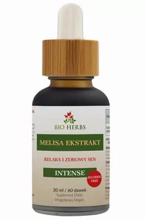 Bio Herbs, Melisa Lekarska Ekstrakt Relaks I Zdrowy Sen, 30ml - Suplementy naturalne - miniaturka - grafika 1