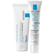 Balsamy i oliwki dla dzieci - Zestaw La Roche-Posay Cicaplast Baume B5+, kojący balsam regenerujący, 40 ml + Effaclar DUO+M, nawilżający krem do cery trądzikowej, 40 ml - miniaturka - grafika 1