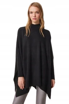 TRENDYOL CZARNY SWETER OVERSIZE Z GOLFEM UNIWERSALNY 5_A