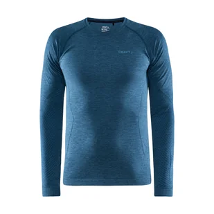 Męska Bluzka termoaktywna CRAFT CORE DRY ACTIVE COMFORT LS M 1911157-676000 – Niebieski - Koszulki sportowe męskie - miniaturka - grafika 1