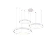 Lampy sufitowe - Wisząca lampa Agnes AZ5025 LED 120W pierścienie biała - miniaturka - grafika 1