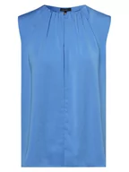 Koszule damskie - Marc Cain Collections - Damska bluzka bez rękawów, niebieski - miniaturka - grafika 1