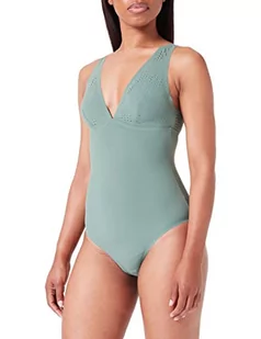 sloggi Shore Damski kostium kąpielowy Arienzo One Piece, Urban Green, S - Stroje kąpielowe - miniaturka - grafika 1