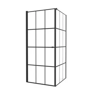 Kabri Kabina prysznicowa Ineo Black 90x90 cm BR-0260 - Kabiny prysznicowe - miniaturka - grafika 1