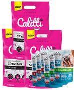 Calitti CALITTI Crystals żwirek silikonowy 3x3,8L + Frendi 6x100g 57716-uniw