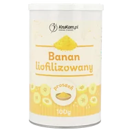 Owoce świeże i suszone - Banan liofilizowany proszek 100g - miniaturka - grafika 1