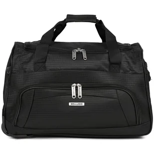 Torba PODRÓŻNA mała na kólkach ZE STELAŻEM Bellugio S czarny - Walizki Torba PODRÓŻNA mała na kólkach ZE STELAŻEM Bellugio S czarny - Walizki - miniaturka - grafika 1