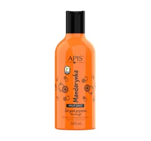 Apis Fruit Shot Mandarynkowy żel pod prysznic, 500ml - Kosmetyki do kąpieli - miniaturka - grafika 1