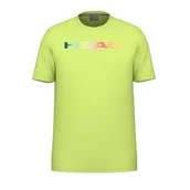 Koszulki męskie - HEAD Rainbow T-Shirt Men, lightlime - miniaturka - grafika 1