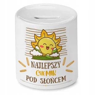 Dla Chemika Skarbonka na Urodziny na Prezent z Nadrukiem ze Zdjęciem + Opakowanie na prezent (wzór 02) - Skarbonki - miniaturka - grafika 1
