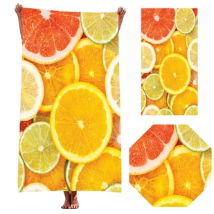 Ręcznik Plażowy HOLIDAY Szybkoschnący Mikrofibra Kolorowy 70x140 - Ręczniki - miniaturka - grafika 1