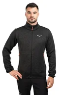 Bluzy męskie - Salewa Bluza trekkingowa męska Puez Rocca PL czarna 52_XL - miniaturka - grafika 1