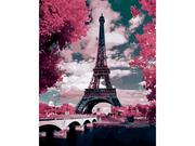 Malowanie po numerach - Obraz Malowanie Po Numerach Rama 40X50Cm Paryż - Wieża Eiffla - miniaturka - grafika 1