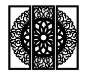 Obrazy i zdjęcia - Dekoracja Ścienna Nowoczesny Obraz Mandala D103 - miniaturka - grafika 1