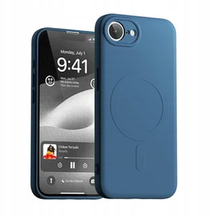 Etui Mercury Semi-Silicone MagSafe do Apple iPhone 16e niebieski - Etui i futerały do telefonów - miniaturka - grafika 1