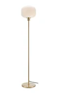 Lampy stojące - Markslojd lampa podłogowa Sober E27 szczotkowany mosiądz/biała 141cm 108054 - miniaturka - grafika 1