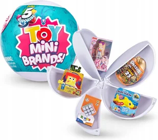 Mini Brands Toy Mini Zabawki Kula z Niespodziankami 5 Niespodzianek Zuru - Figurki dla dzieci - miniaturka - grafika 1