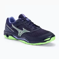 Buty sportowe męskie - Buty do piłki ręcznej męskie Mizuno Wave Phantom 3 evening blue/tech green/lolite - miniaturka - grafika 1