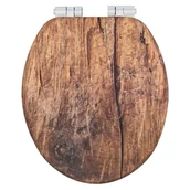 Deski sedesowe - Deska sedesowa wolnoopadająca 37 x 43 cm Rustic – Wenko - miniaturka - grafika 1