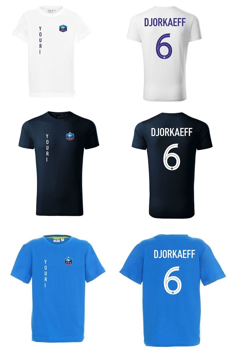 Koszulka Francja YOURI DJORKAEFF 6
