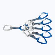 Sprzęt wspinaczkowy - Mammut Crag Wire Quickdraws 10cm Indicator 6-Pack, wire gate/wire gate, silver-ultramarine 2021 Ekspresy wspinaczkowe 2040-02680-19200-10 - miniaturka - grafika 1