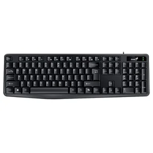 Genius KB-117 COPILOT, klawiatura CZ/SK, klasyczna, wodoodporny rodzaj przewodowa (USB), czarna, nie  31310016415 - Klawiatury - miniaturka - grafika 1
