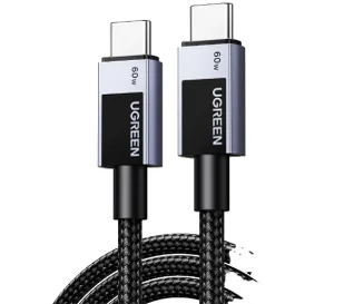 UGREEN USB-C 2.0 do USB-C 2.0 L524 PD 60W 3m Szary - Kable USB - miniaturka - grafika 1
