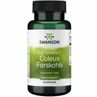 Full Spectrum Coleus Forskohlii 400 mg (60 kaps.) - Suplementy diety - miniaturka - grafika 1