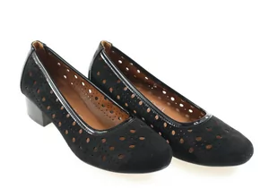 Półbuty damskie M. Daszyński SA200-9 czarny - Półbuty damskie - miniaturka - grafika 3