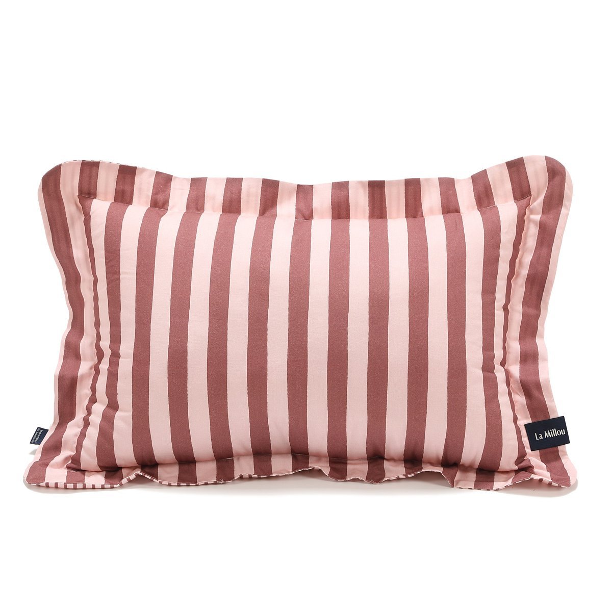 La Millou - Poduszka do spania Bawełna STRIPES PINK
