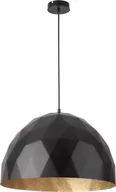 Lampy sufitowe - Sigma Lampa zwis DIAMENT czarna ze złotym wnętrzem 31367 - miniaturka - grafika 1