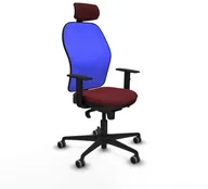 Fotele i krzesła biurowe - Krzesło Biurowe z Zagłówkiem Piqueras y Crespo 1D036G2 Kasztanowy - miniaturka - grafika 1