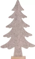 Ozdoby bożonarodzeniowe - Choinka z filcu 40 cm beżowa dekoracja bożonarodzeniowa - miniaturka - grafika 1