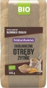NaturAvena Otręby Żytnie 500g - NaturAvena - Płatki śniadaniowe i musli - miniaturka - grafika 1