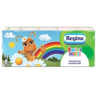 Chusteczki nawilżane - Regina zapachowe chusteczki higieniczne Świat Milli 10x9 szt 8 paczek - miniaturka - grafika 1