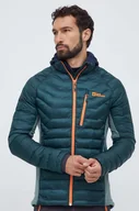 Kurtki i kamizelki sportowe męskie - Jack Wolfskin kurtka sportowa kolor zielony - miniaturka - grafika 1