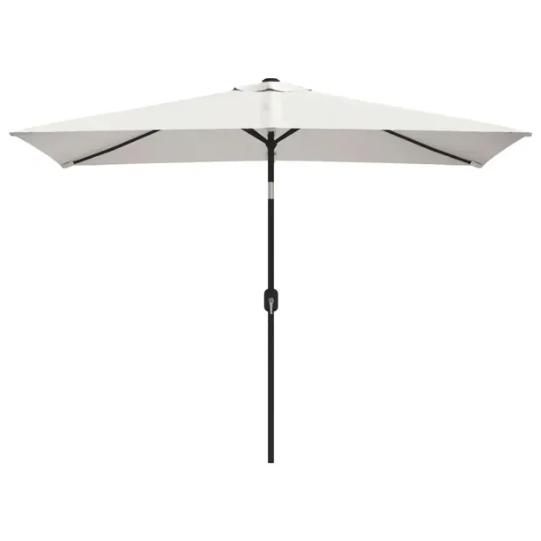 Parasol ogrodowy składany UV i deszczoodporny 200x300 cm piaskowy