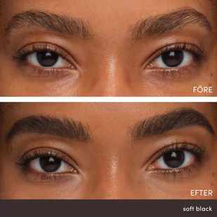 Jane Iredale Shaping Pencil - kredka ze szczoteczką do brwi Soft Black - Akcesoria i kosmetyki do stylizacji brwi - miniaturka - grafika 3