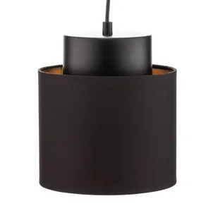 Luminex Frodi 3181 lampa wisząca zwis 1x60W E27 czarny/złoty - Lampy sufitowe - miniaturka - grafika 6
