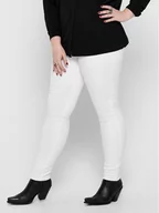 Spodnie damskie - ONLY Carmakoma Jeansy 15197368 Biały Skinny Fit - miniaturka - grafika 1