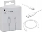 Kable USB - Kabel Przewód Oryginalny Apple USB-C - Lightning 1M Supercharger HIT - miniaturka - grafika 1