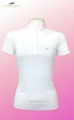 Koszulki jeździeckie - Schockemohle Koszulka konkursowa DANIELLE white - miniaturka - grafika 1