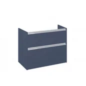 Szafki łazienkowe - ROCA A857898538 Szafka GAP PRO do kompletacji z blatem 80 cm Niebieski mat - miniaturka - grafika 1
